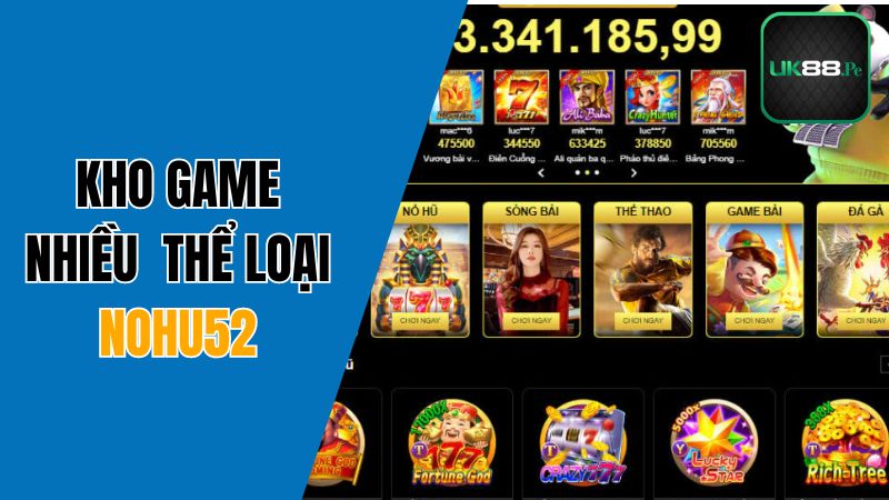 Sở hữu nhiều thể loại game cực đỉnh