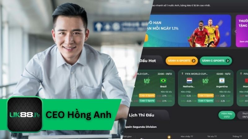 Tác Giả: CEO Hồng Anh sáng lâp UK88